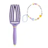 OLIVIA GARDEN FINGERBRUSH INNER CHILD Szczotka do rozczesywania i wygładzania włosów Snuggle Purple