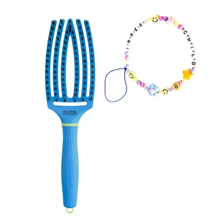 OLIVIA GARDEN FINGERBRUSH INNER CHILD Szczotka do rozczesywania i wygładzania włosów Turbo Blue