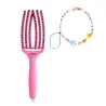 OLIVIA GARDEN FINGERBRUSH INNER CHILD Szczotka do rozczesywania i wygładzania włosów Lollipop Pink