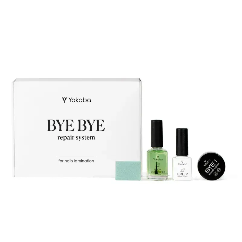 Yokaba ByeBye Repair System Zestaw Do Paznokci