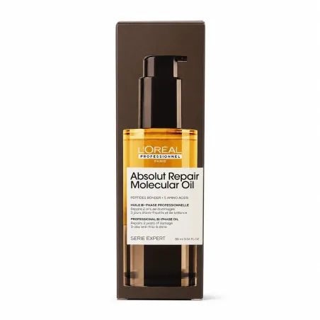 L’Oréal Absolut Repair Molecular Olejek Dwufazowy do Włosów Zniszczonych 90ml