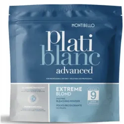Montibello Platiblanc Advanced Extreme Blond - Bezpyłowy Rozjaśniacz Do 9 Tonów, 500g