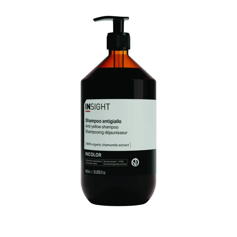 INSIGHT Anti‑Yellow — Szampon niwelujący żółte odcienie 900 ml