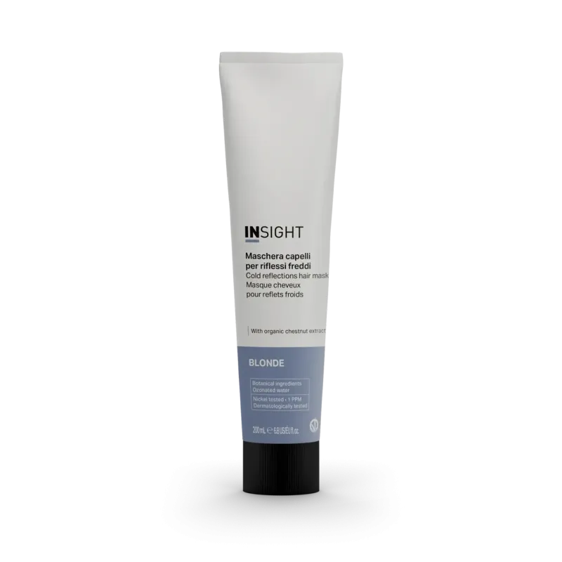 INSIGHT Blonde COLD REFLECTIONS BRIGHTENING — Maska do włosów blond z pigmentem 200 ml