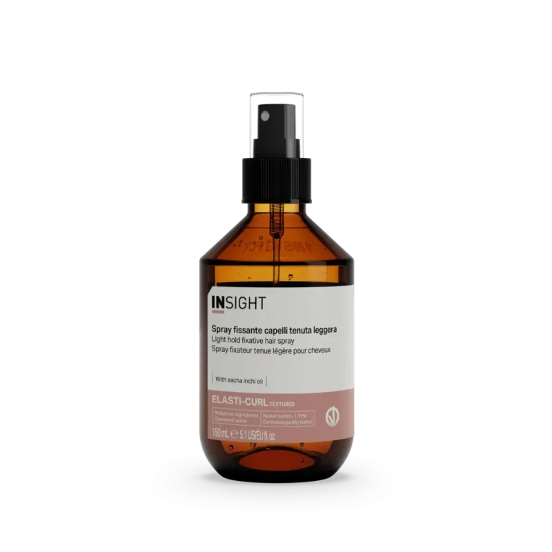 INSIGHT ELASTI‑CURL LIGHT HOLD FIXATIVE— Lekko utrwalający spray do stylizacji włosów kręconych 150 ml