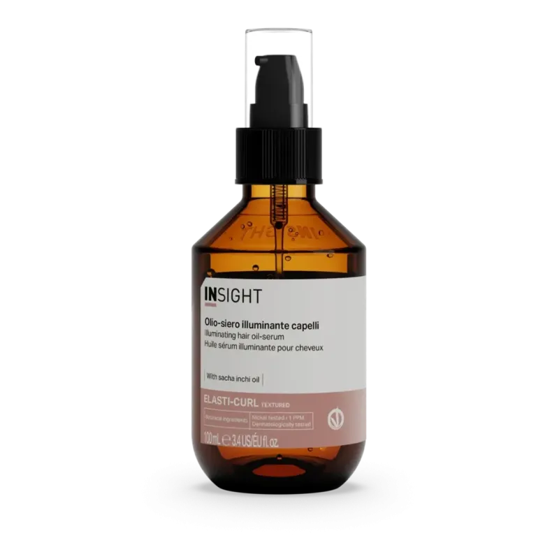 INSIGHT ELASTI‑CURL ILLUMIINATING — Nabłyszczające serum olejowe do włosów kręconych 100 ml