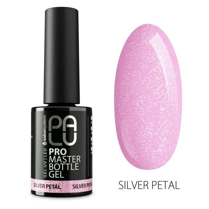 PALU Żel Budujący W Butelce Pro Master Silver Petal 11g