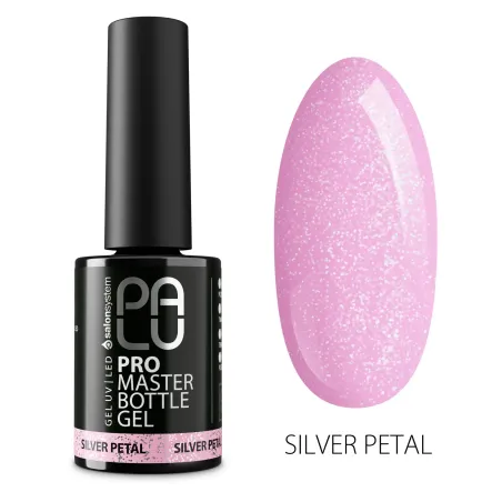 PALU Żel Budujący W Butelce Pro Master Silver Petal 11g