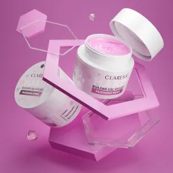 Claresa Żel budujący HARD&EASY builder gel Pudding Pink