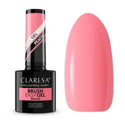 Claresa Brush Easy Gel PEACH - żel budujący w butelce 5g