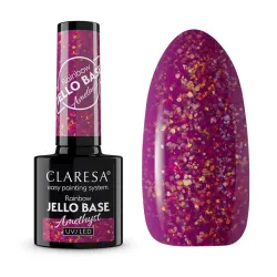Claresa Rainbow Jello Base Amethyst - baza hybrydowa 5g