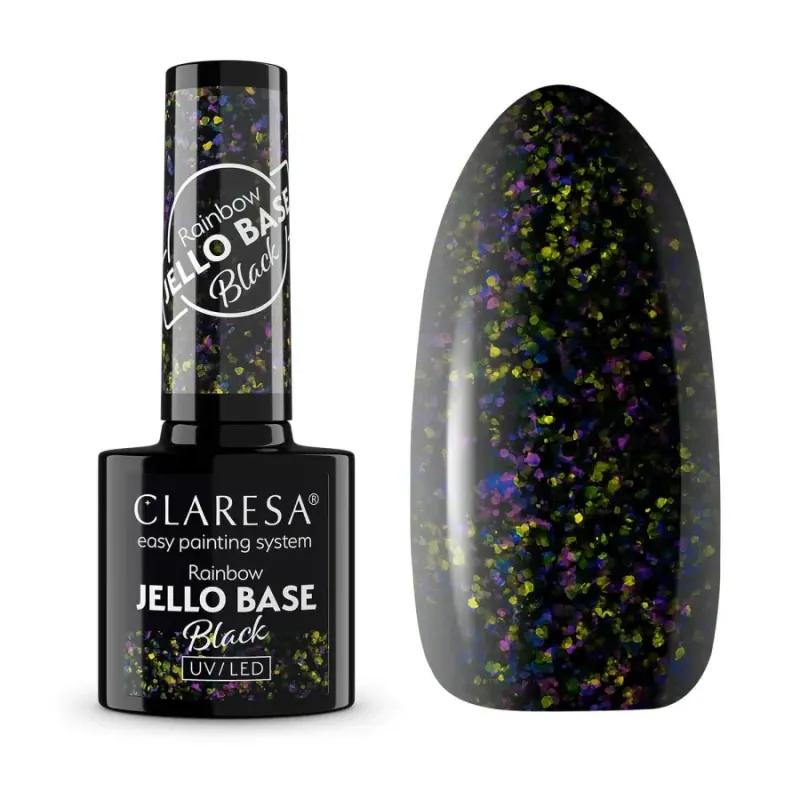 Claresa Rainbow Jello Base Black -  baza hybrydowa 5g
