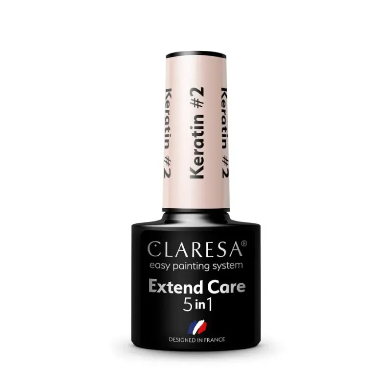 Claresa Extend Care 5 in 1 Keratin 2 - baza hybrydowa 5g