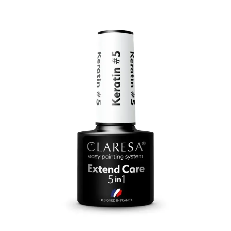 Claresa Extend Care 5 in 1 Keratin 5 - baza hybrydowa 5g