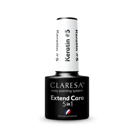Claresa Extend Care 5 in 1 Keratin 5 - baza hybrydowa 5g