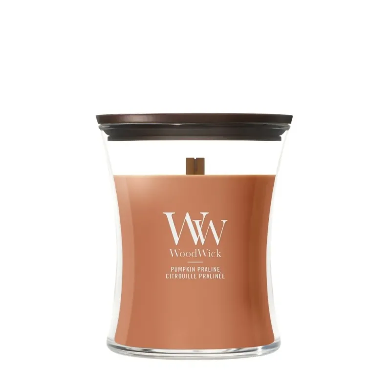 WoodWick Pumpkin Praline Średnia Świeca 275g