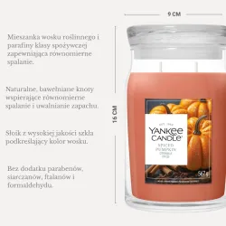 Yankee Candle Spiced Pumpkin Signature Duża Świeca 567g
