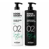 Artego Good Society 02 Color Glow – zestaw szampon 1000ML i odżywka 1000ML do włosów farbowanych