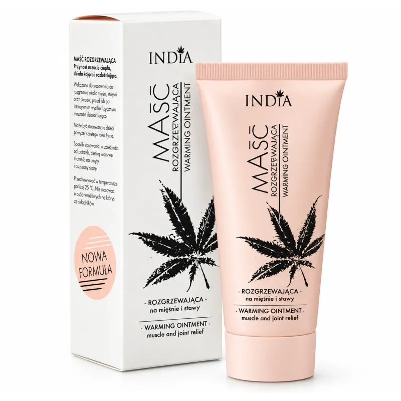 INDIA MAŚĆ ŁAGODZĄCA Z OLEJEM KONOPNYM 50 ml.