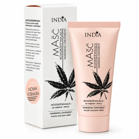 INDIA MAŚĆ ŁAGODZĄCA Z OLEJEM KONOPNYM 50 ml.