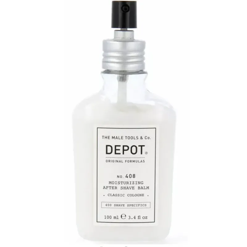 Depot 408 Nawilżający balsam po goleniu o klasycznym zapachu wody kolońskiej 100ml