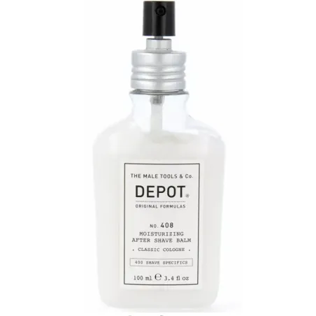 Depot 408 Nawilżający balsam po goleniu o klasycznym zapachu wody kolońskiej 100ml