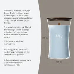 WoodWick Lakeside Mist - duża świeca zapachowa 610g