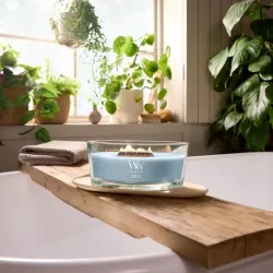WoodWick Lakeside Mist - świeca zapachowa elipsa 453g