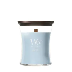 WoodWick Lakeside Mist - średnia świeca zapachowa 275g