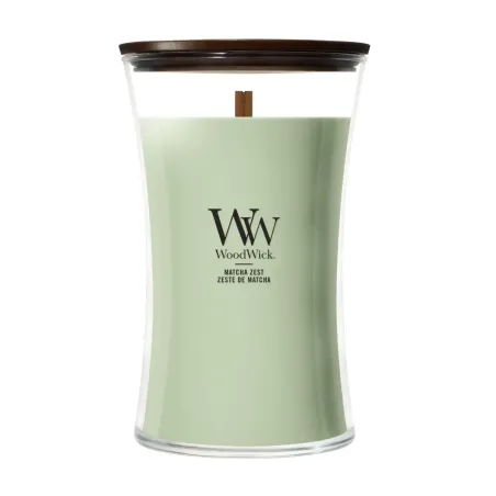 WoodWick Matcha Zest duża świeca zapachowa z drewnianym knotem 610 g