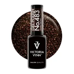 VICTORIA VYNN 483 Gilded Ebony 8 ml - Lakier hybrydowy