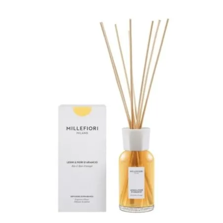 Millefiori Milano Legni E Fiori D'arancio dyfuzor zapachowy z pałeczkami 250 ml
