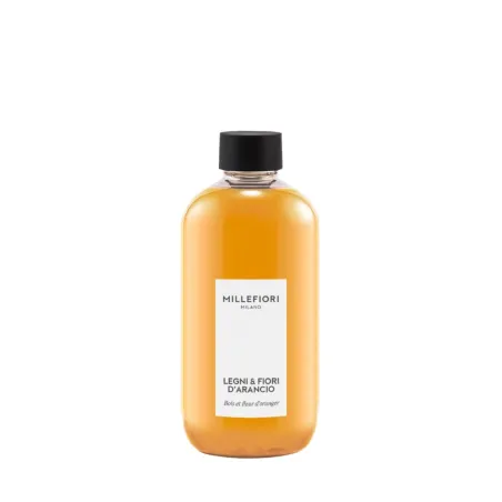 Millefiori Milano Diffuser uzupełniacz do pałeczek LEGNI E FIORI D'ARANCIO 250ML