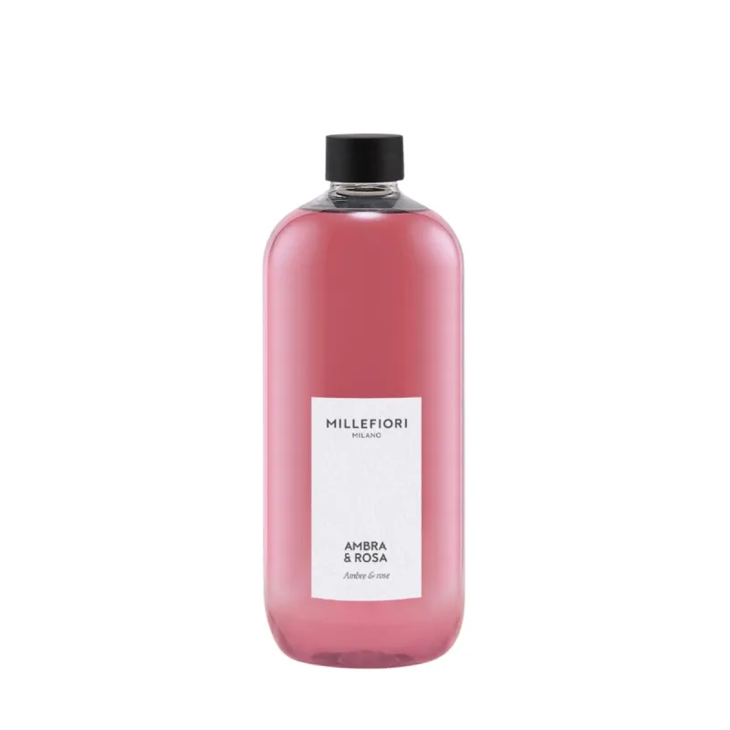 Millefiori Milano AMBRA & ROSA – uzupełniacz do dyfuzora zapachowego 500 ml