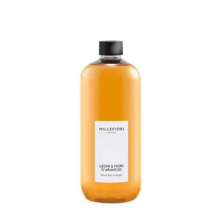 Millefiori Milano LEGNI E FIORI D'ARANCIO – uzupełniacz do dyfuzora zapachowego 500 ml