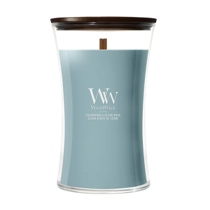 WoodWick Cedarwood & Ocean Moss Duża Świeca Core 609,5g