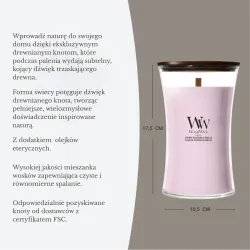 WoodWick Cherry Blossom & Vanilla Duża Świeca Core 609,5g