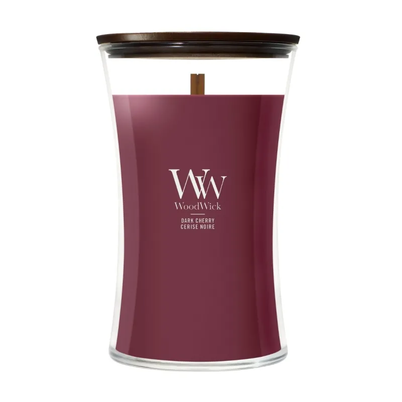WoodWick Dark Cherry Duża Świeca Core 609,5g