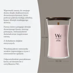 WoodWick Rose Blush Duża Świeca Core 609,5g