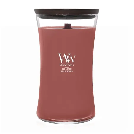 WoodWick Silk & Spice - duża świeca 610 g