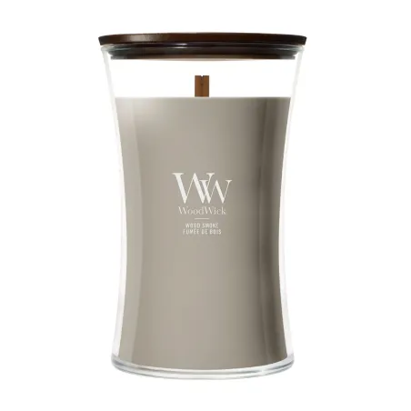 WoodWick Wood Smoke – duża świeca zapachowa z drewnianym knotem 610 g