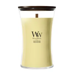 WoodWick Yuzu & Vetiver – duża świeca zapachowa z drewnianym knotem 610 g
