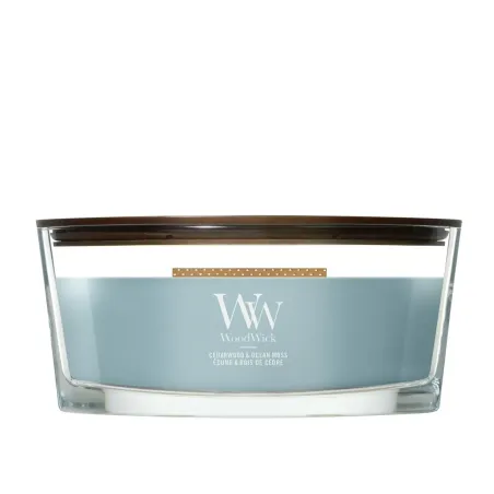 WoodWick Cedarwood & Ocean Moss – świeca zapachowa Elipsa z drewnianym knotem 453,6 g