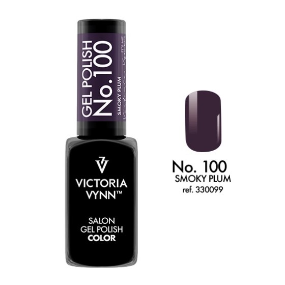 Lakier hybrydowy GEL POLISH COLOR Smoky Plum nr 100 VICTORIA VYNN - 8 ml