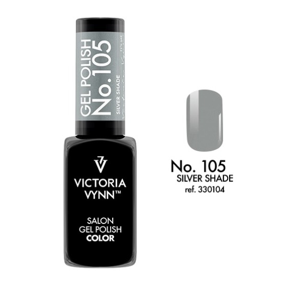 Lakier hybrydowy GEL POLISH COLOR Silver Shade nr 105 VICTORIA VYNN - 8 ml