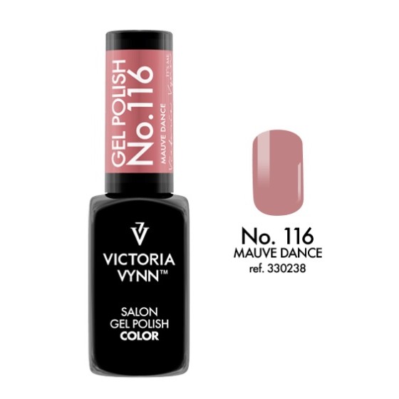 Lakier hybrydowy GEL POLISH COLOR Mauve Dance nr 116 VICTORIA VYNN - 8 ml