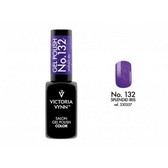 Lakier hybrydowy GEL POLISH COLOR Splendid Iris nr 132 VICTORIA VYNN - 8 ml