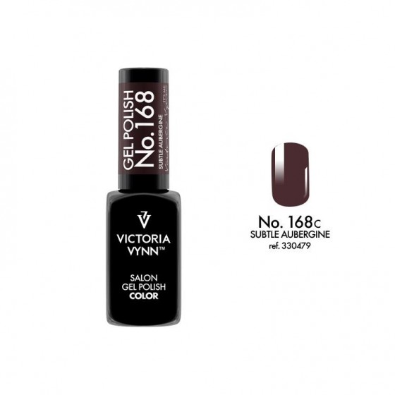 Lakier hybrydowy GEL POLISH COLOR Subtle Aubergine nr 168 VICTORIA VYNN - 8 ml