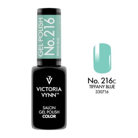 Lakier hybrydowy GEL POLISH COLOR Tiffany Blue nr 216 VICTORIA VYNN - 8 ml