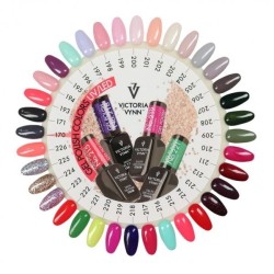 Lakier hybrydowy GEL POLISH COLOR Tiffany Blue nr 216 VICTORIA VYNN - 8 ml